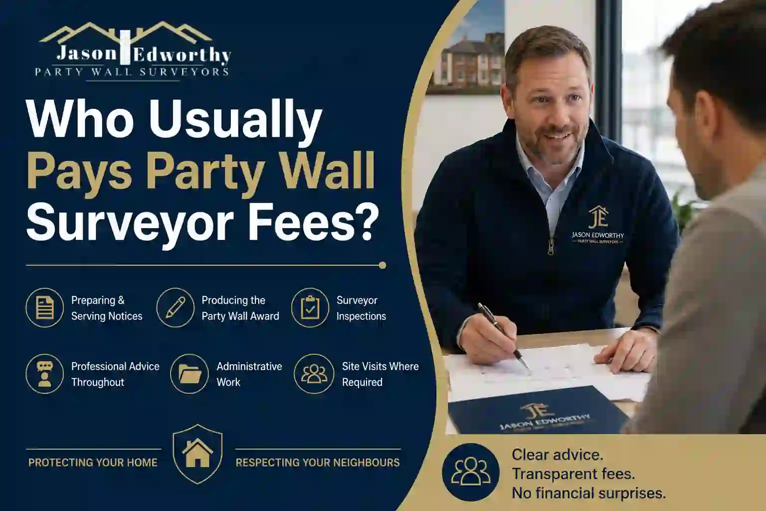 Who Usually Pays Party Wall Surveyor Fees Eastwood?